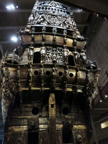 stern of Vasa Museum ship